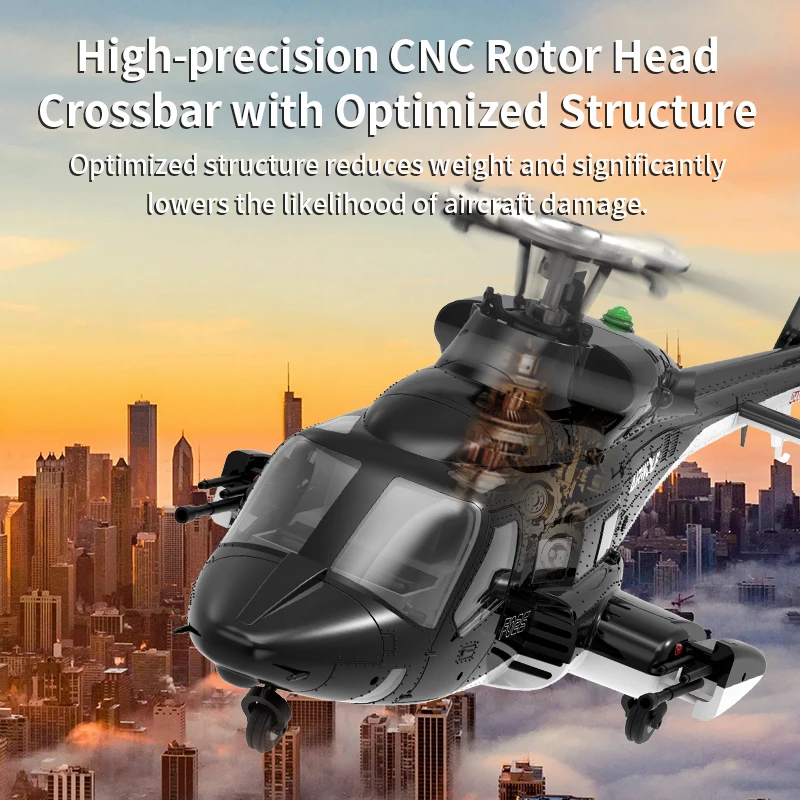 Yuxiang F02S AirWolf 1/34アームドヘリコプター GPSインテリジェント