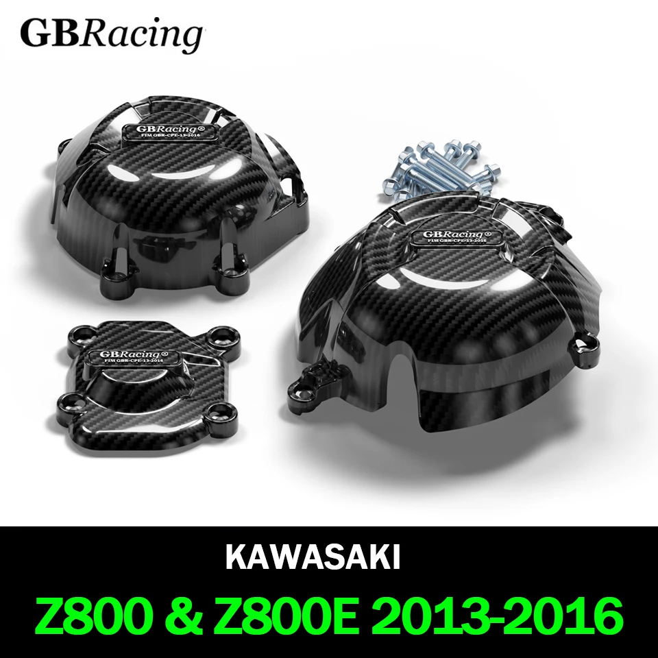 غطاء حماية محرك موتو مع درع نبض القابض من GB Racing - لجسم وإطارات KAWASAKI Z800 (2013-2016)