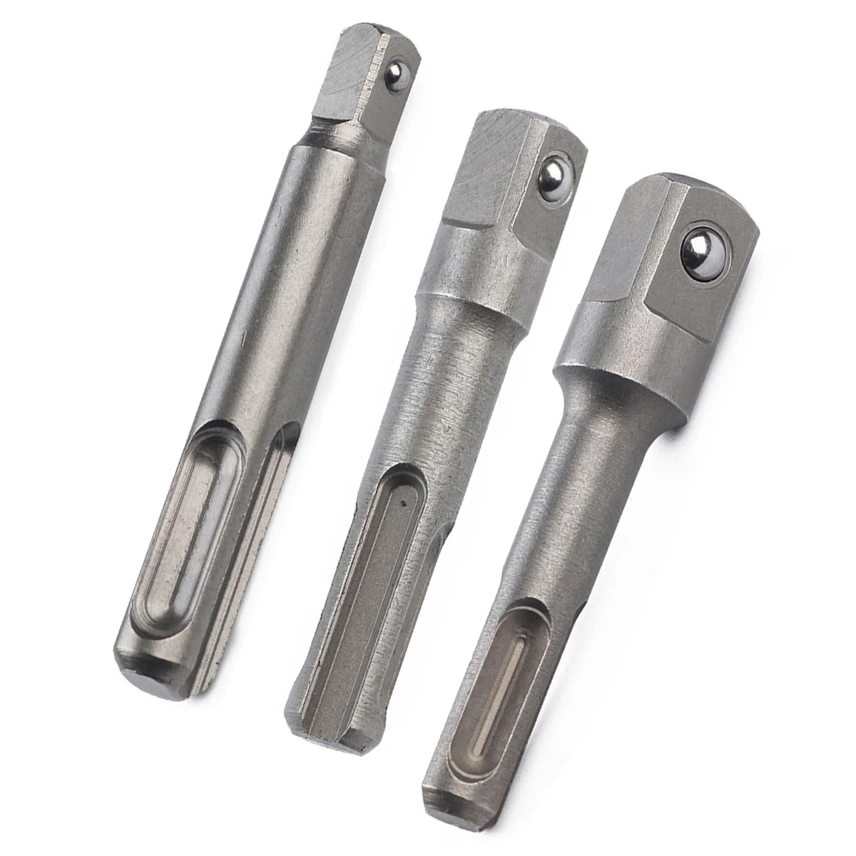 

3pcs Steel Ball Socket Adapter 1/4" 3/8" 1/2" Right Angle Drill Extension Connector -V