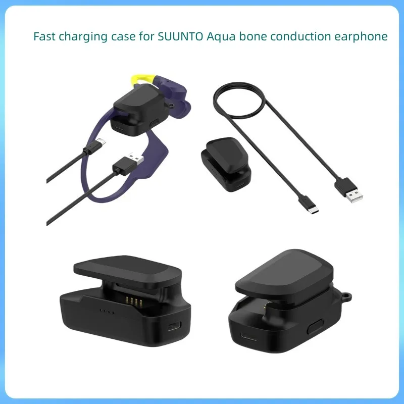 Fast charging case For SUUNTO Aqua bone conduction earphone charging case