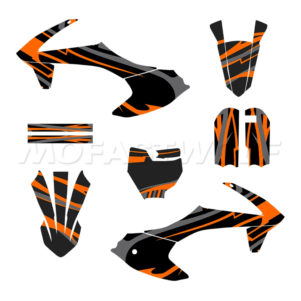 Motorcycle Fairings Full Graphics Stickers Decals Kit Background Fit for SX50 SX 50 50SX 2016-2023 - Multiple Years Coverage