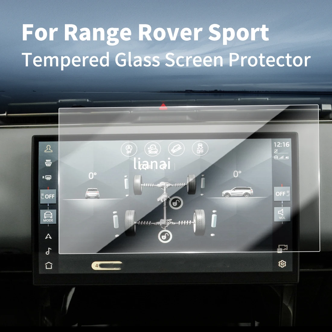 

Carplay Screen Protector Tempered Glass Protective Film Navigator Car Stickers Accessories For24 Land Rover Range Rover Sport