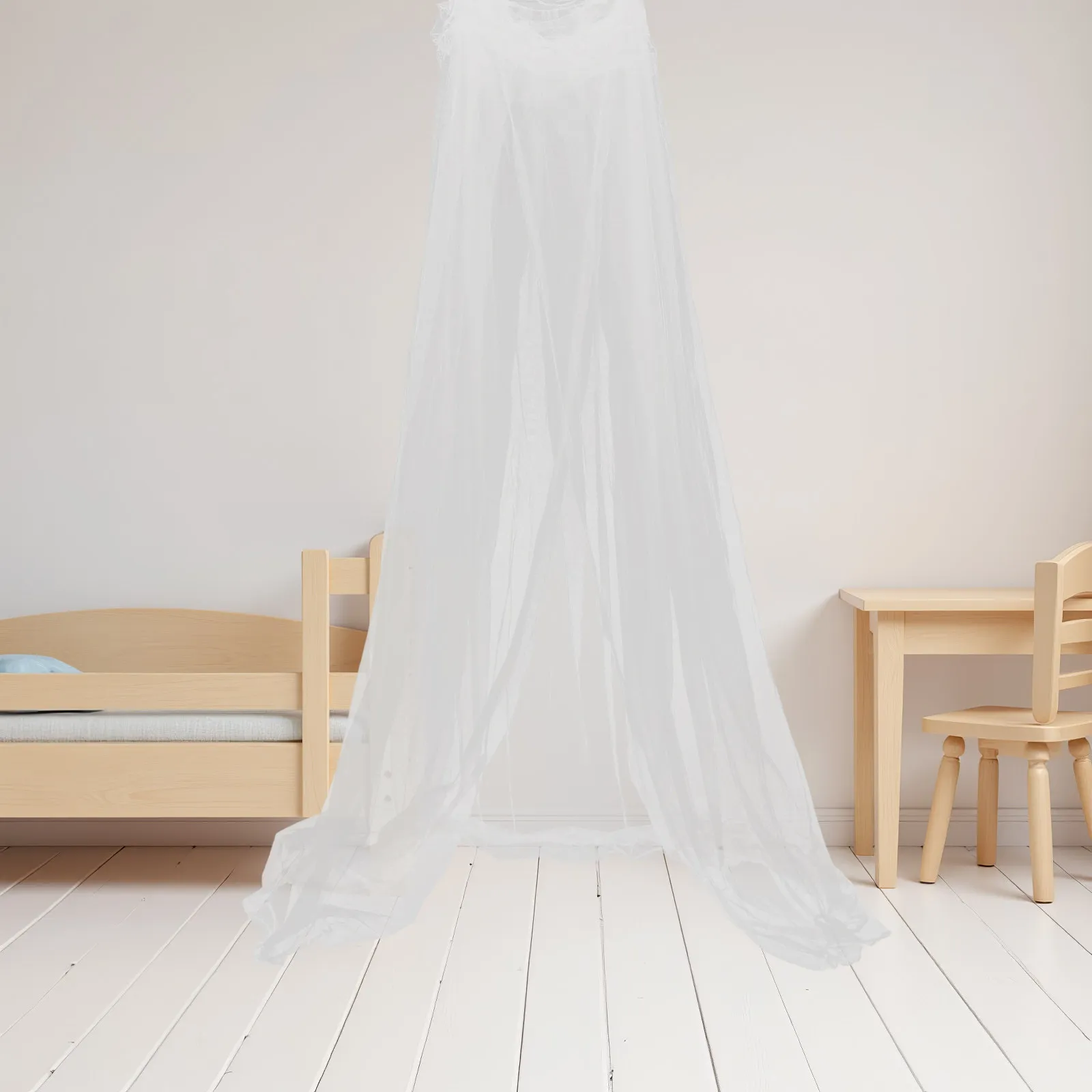 Mosquito Net Bed Canopy Princess Style Round Dome Mesh Bed Net Tent Hanging Canopy Bedroom Decoration Mosquito Protection