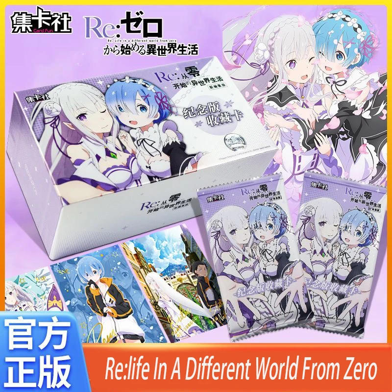 

Re:life In A Different World From Zero Souvenir Edition Collection Cards Children Birthday Gifts ToysRare TCG Game Playing Card