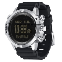Professional NORTH EDGE AQUA 100m Waterproof Scuba Diver Smart Watch Luminous Display Underwater Diving Compass Watch