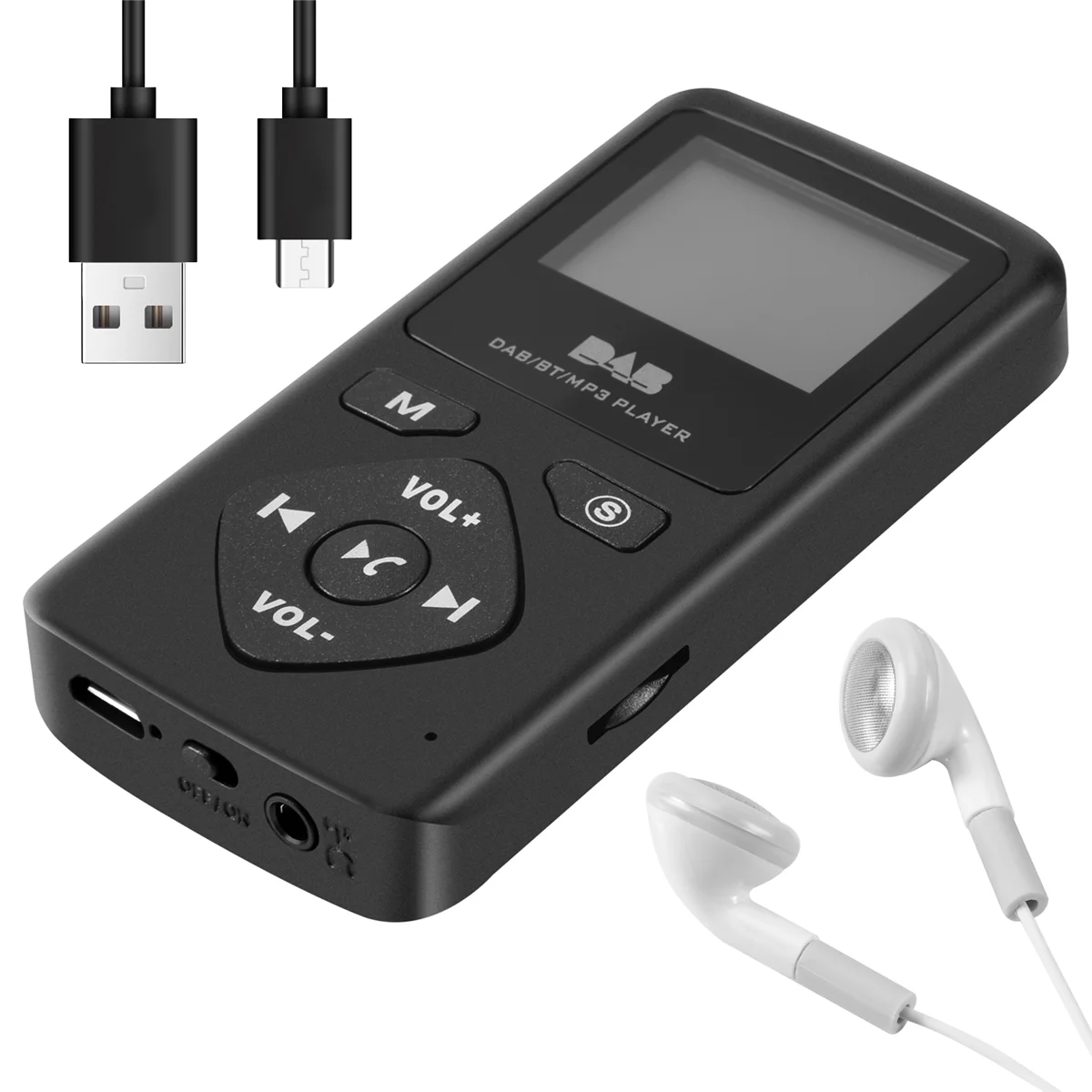 

A49T/Цифровое радио Bluetooth 4.0 Персональные карманные FM мини-портативные радио наушники MP3 Micro-USB для дома