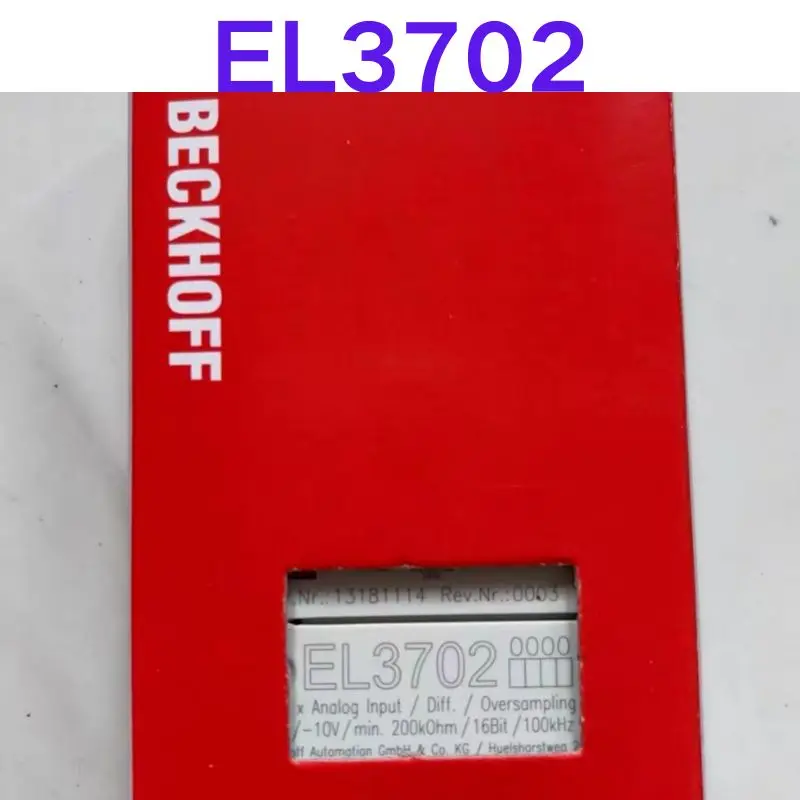 

Совершенно новый модуль EL3702