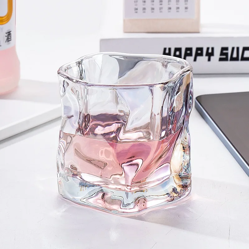 

Creative Soda Lime Glass Mug Wear-resistant and Heat-resistant Water Cup Brandy Vodka Whiskey Wine Glass Friends Party Bar Use