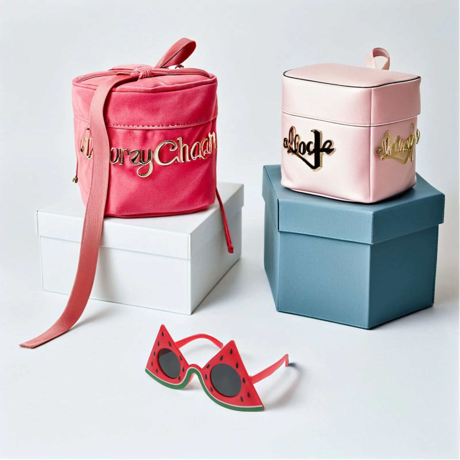 2 stücke Party Dekoration Gläser Wassermelone Geformt Spaß Brillen Für Kinder Geburtstag Sommer Strand Photo Booth Requisiten Hawaiian Thema