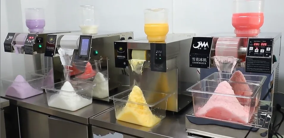 Machine à glace à neige Bingsu coréenne rapide en 3 secondes, Machine à neige rasée pour café et glace