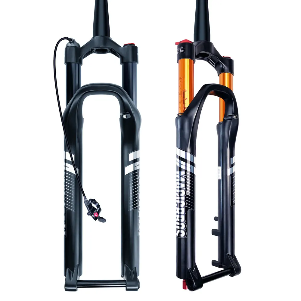 

100 120 мм 140 мм дорожный магниевый сплав 26er 27,5er 29er MTB велосипедная пневматическая подвеска вилка для горного велосипеда с демпфированием воздуха