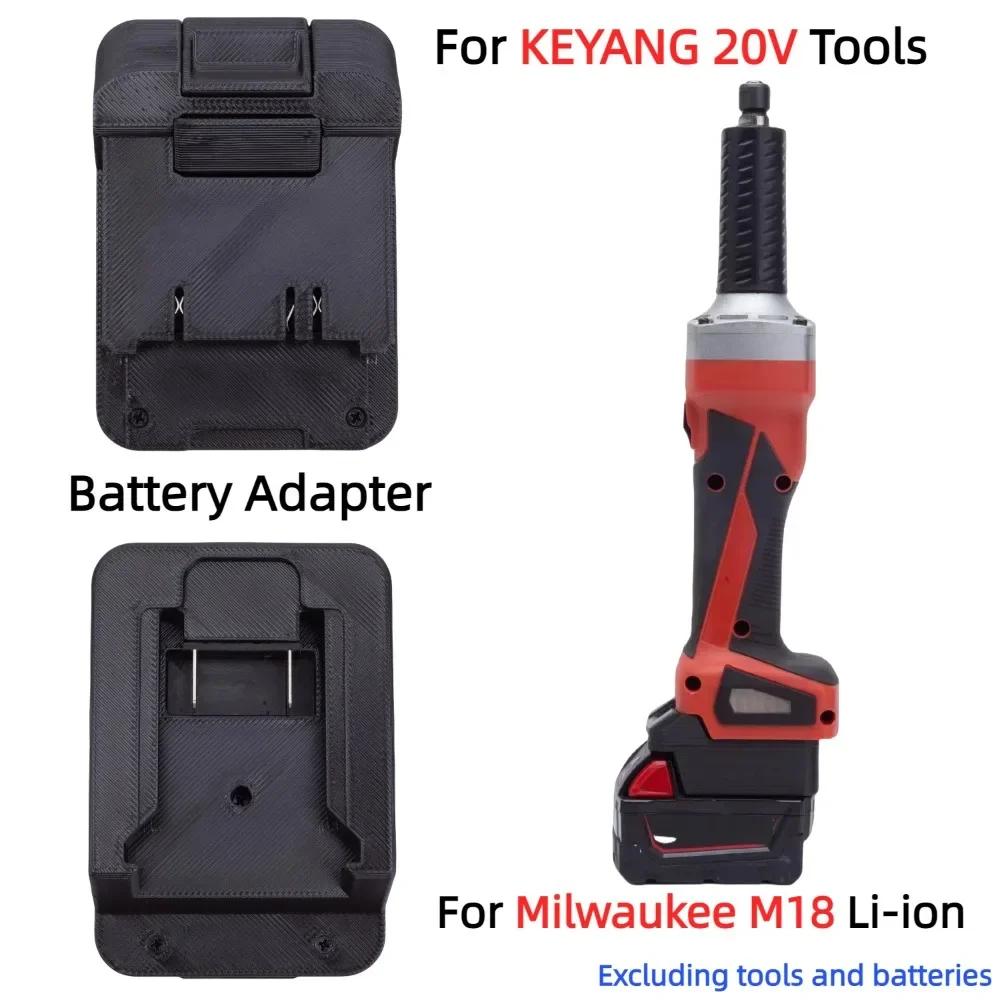 

Battery Adapter/Converter for Milwaukee 18V Li-ion Battery Series To KEYANG 20V MAX Series Cordless Power Tools (Only Adapter)