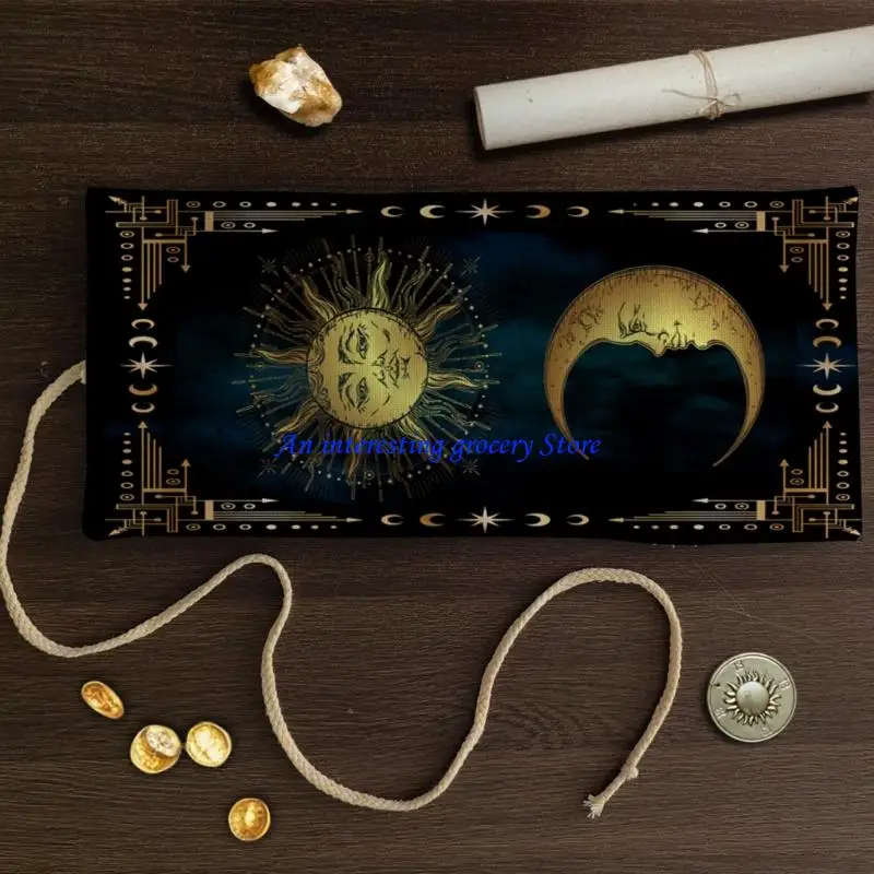 

Многофункциональная сумка для гадания 652D, легкая, вмещает колоды Таро и ритуальные предметы