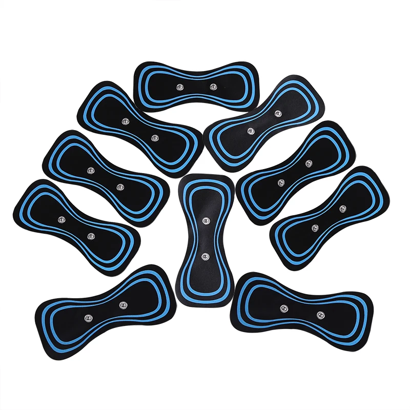 

Умный электрический массажер-накладка для электротерапии, портативный, со сменными мини-элементами, для массажа плеч и шеи, для расслабления и снятия боли