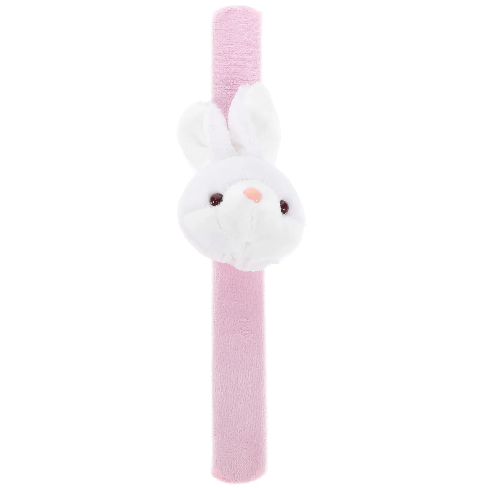 Simulation Rabbit Bracelet Toy Animal Slap Bracelets Stuffed Bunny Theme Bands Filling Flannel Lovers Party Favor