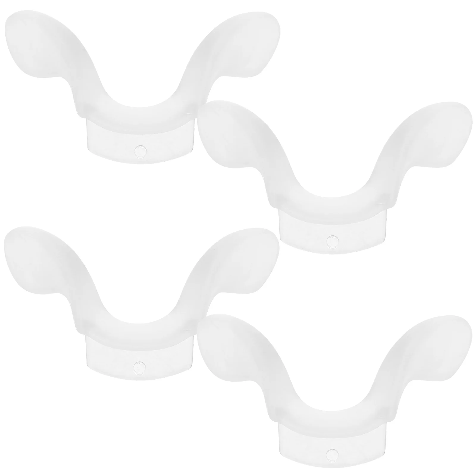 

4pcs U Shaped Glasses Nose Pads Silicone Gel Conjoined Child Eyeglass Cushions Non Slip Pad Glass Frame Accessories