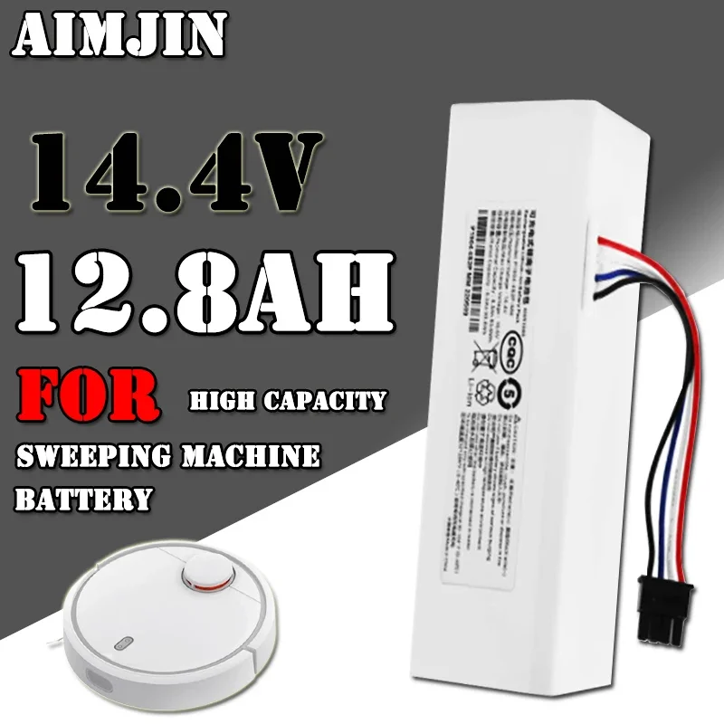 

New 12800mAh 14.4V Lithium-Ion Replacement Battery for Xiaomi Sweeping Robot P1904 4S1P MM