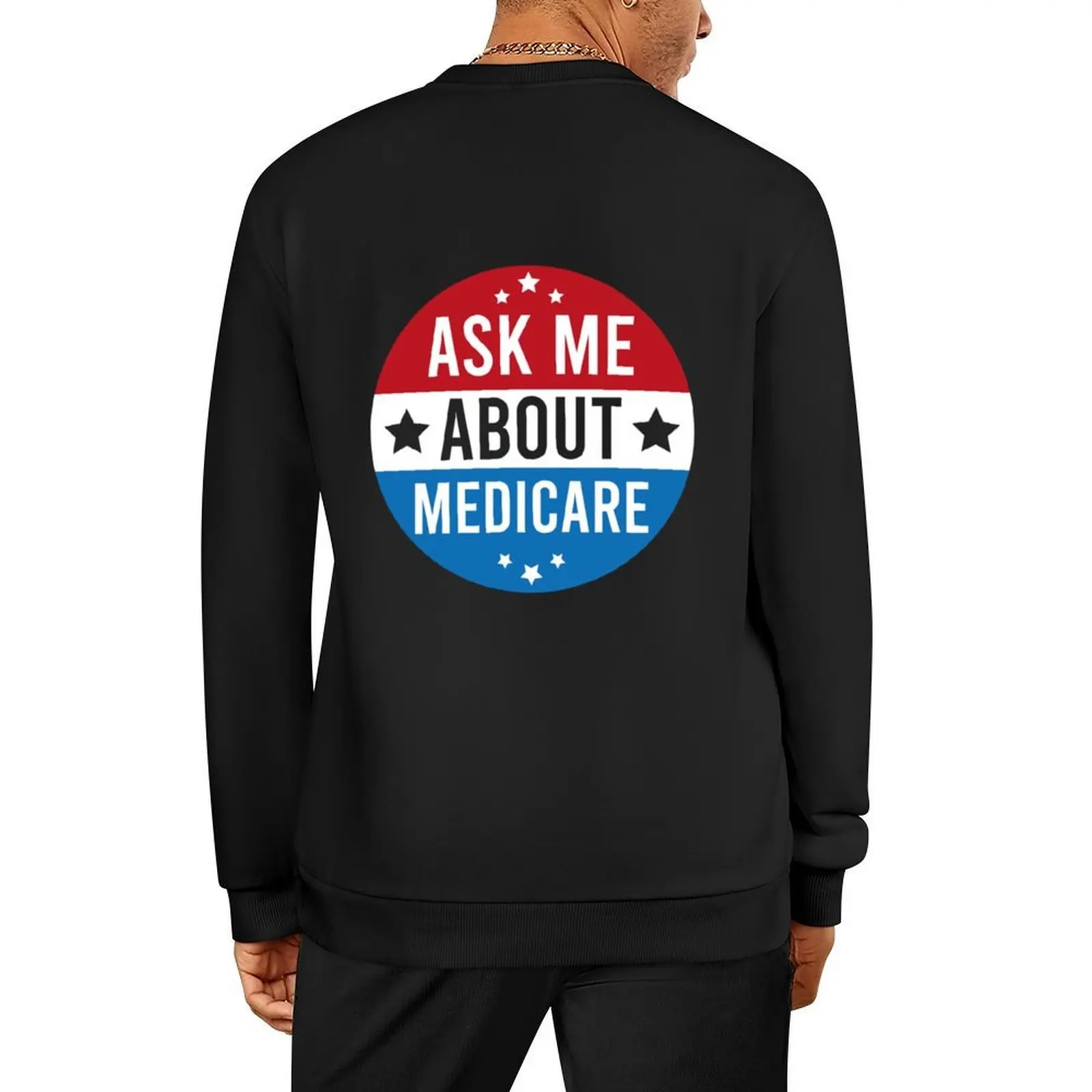 Medicare - اسألني عن Medicare بلوفر رياضي ملابس شتوية ملابس على الطراز الكوري ملابس أنيمي سترة رياضية للرجال
