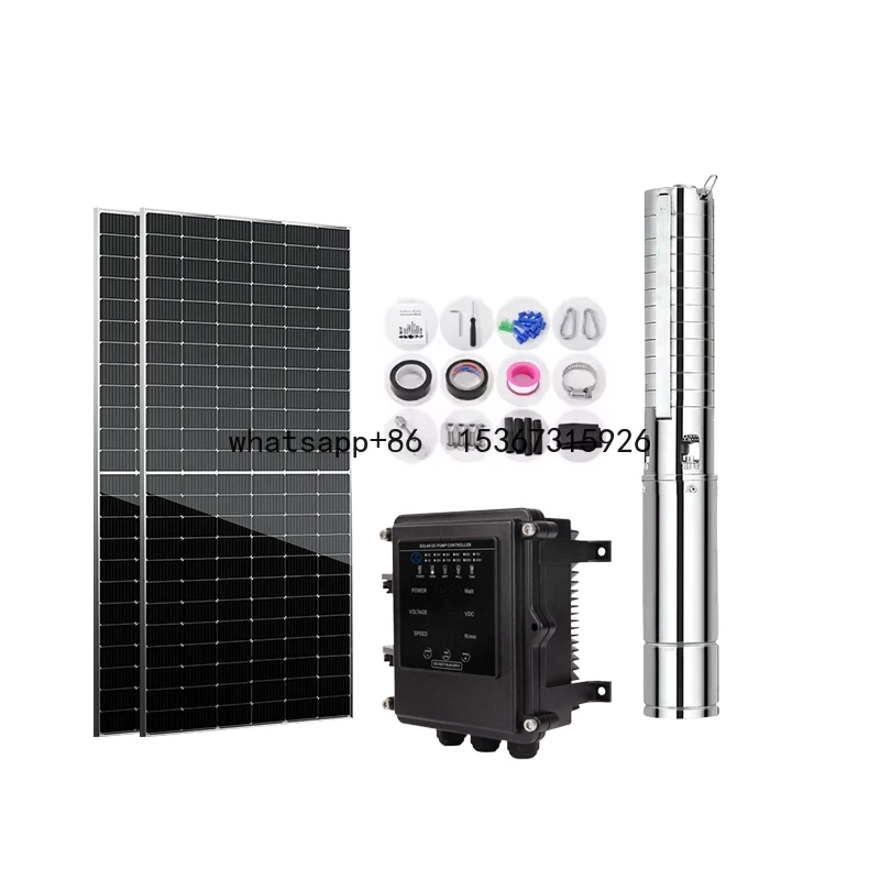 DC Solar Submersible Pump 15kw15000w Solar Power Deep Well Pump For Agricultural