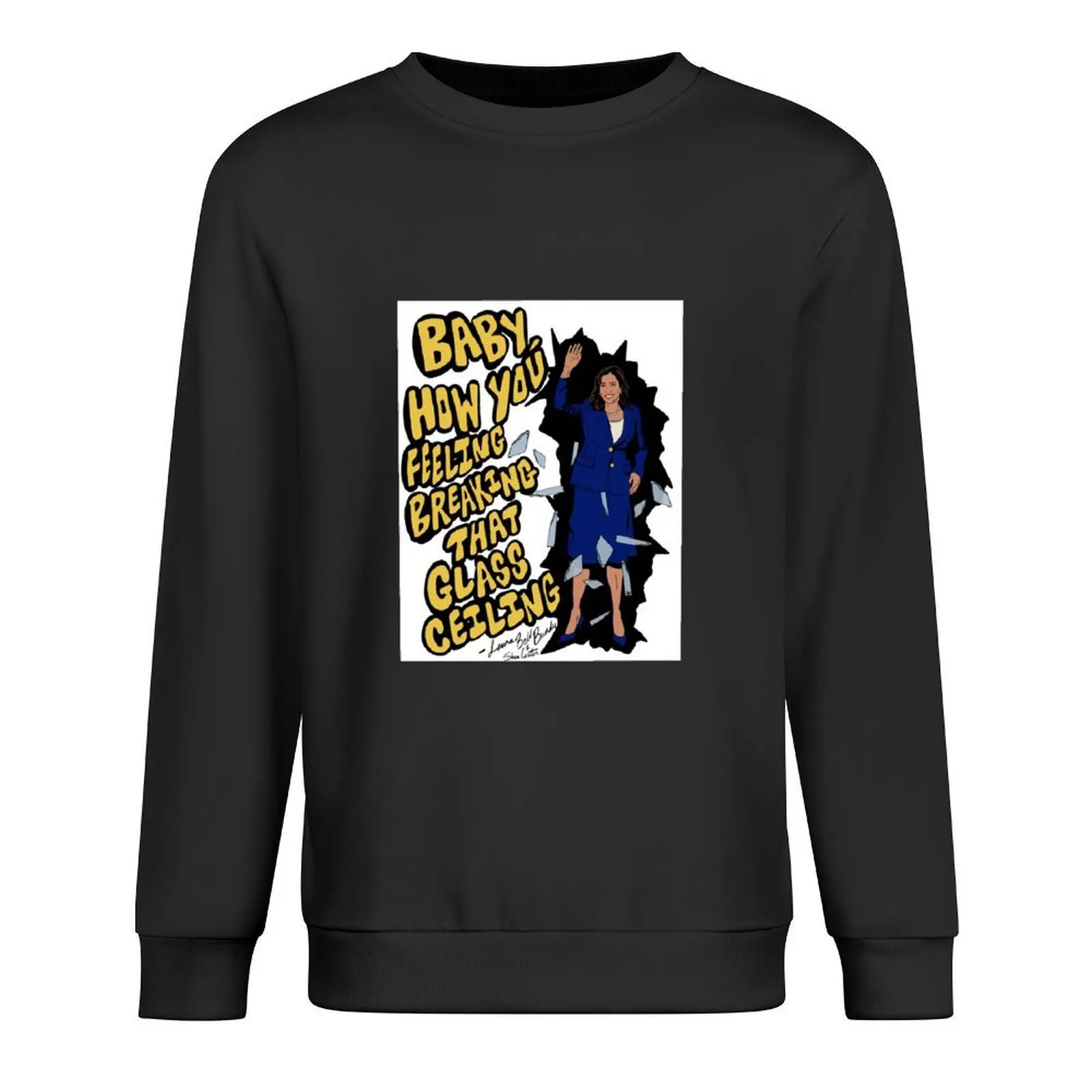 

Breakin That Glass Ceiling Pullover japanese style tracksuit men korean autumn clothes men's autumn clothes hooded sweatshirts