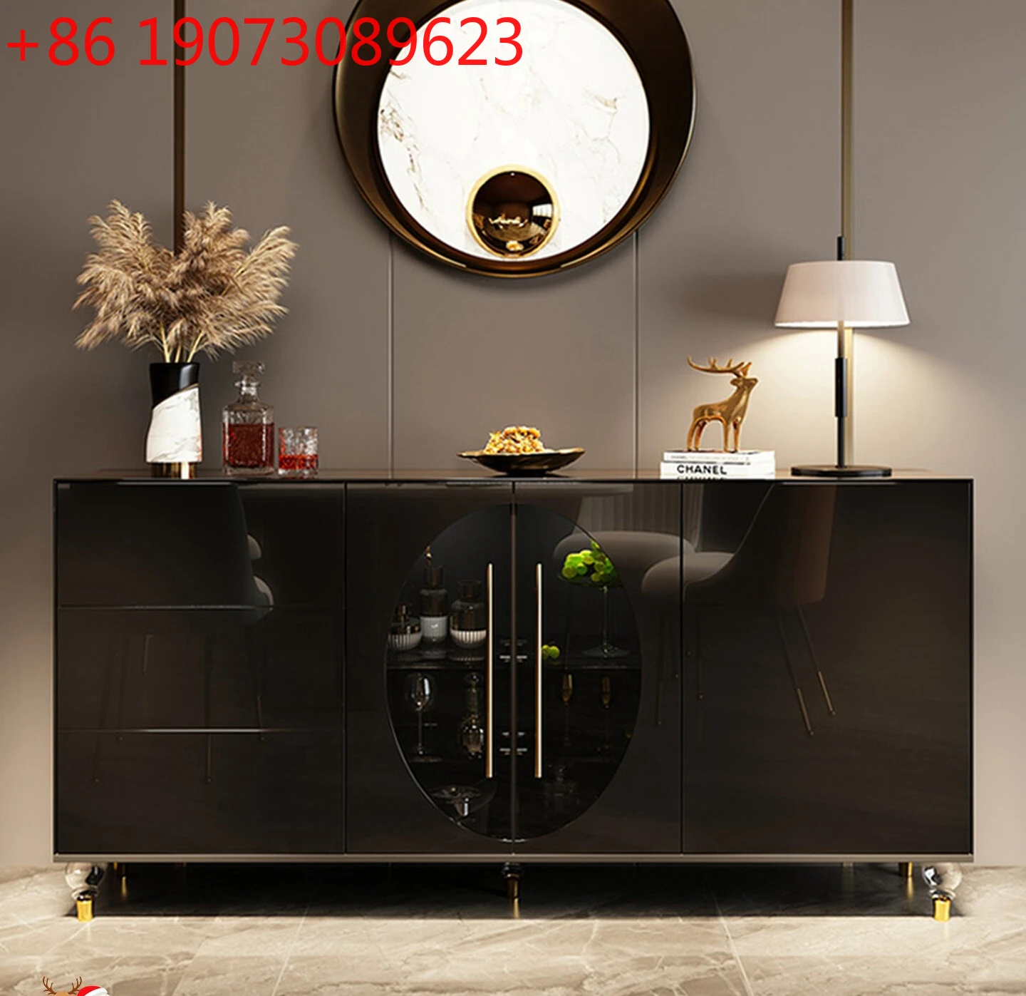 

Современный светлый роскошный дверной шкаф, итальянская каменная плита, простой обеденный боковой шкаф, вилла, гостиная, декоративный шкаф для хранения