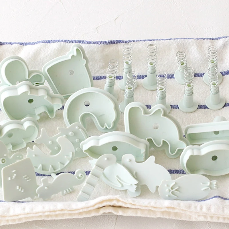 3Pcs Ocean Seahorse Octopus Cookie Cutters Children\'s Pastry Molds Birthday Party Decoration DIY Cake Biscuit Baking supplies