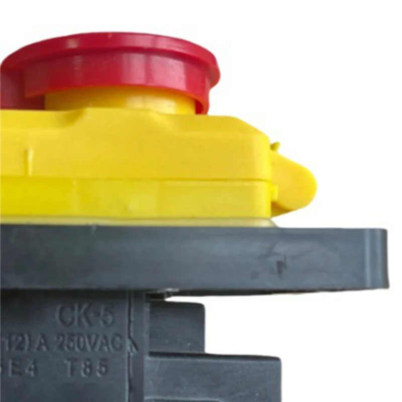 ABYP 2X CK5 AC250V 4-Pin Start Stop No Volt Release Push Button Switch Common To Woodshop And Metalwork Machines