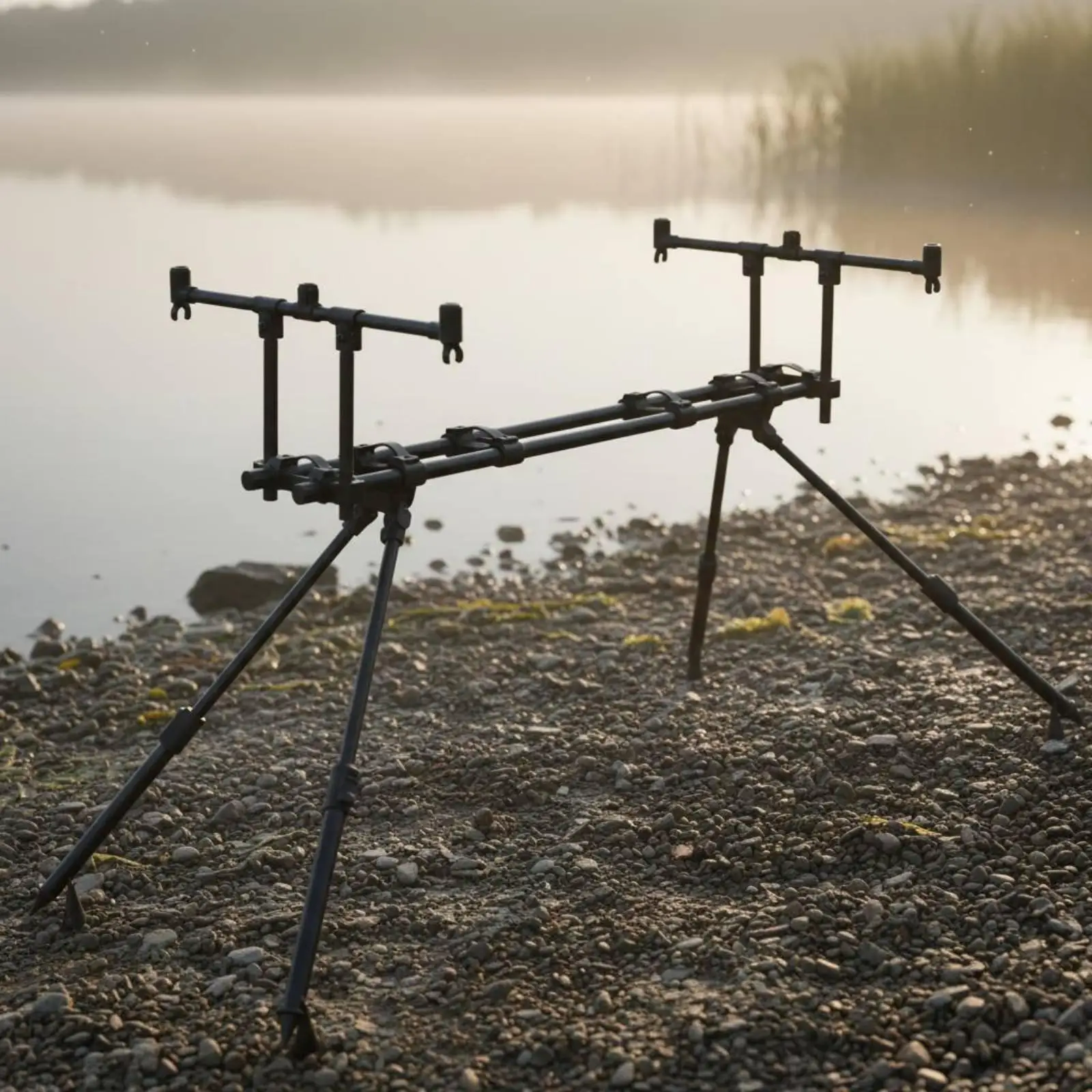 Multi Rod Fishing Rod Holder Stand Aluminum Bracket for Carp Fishing with Quick Release System