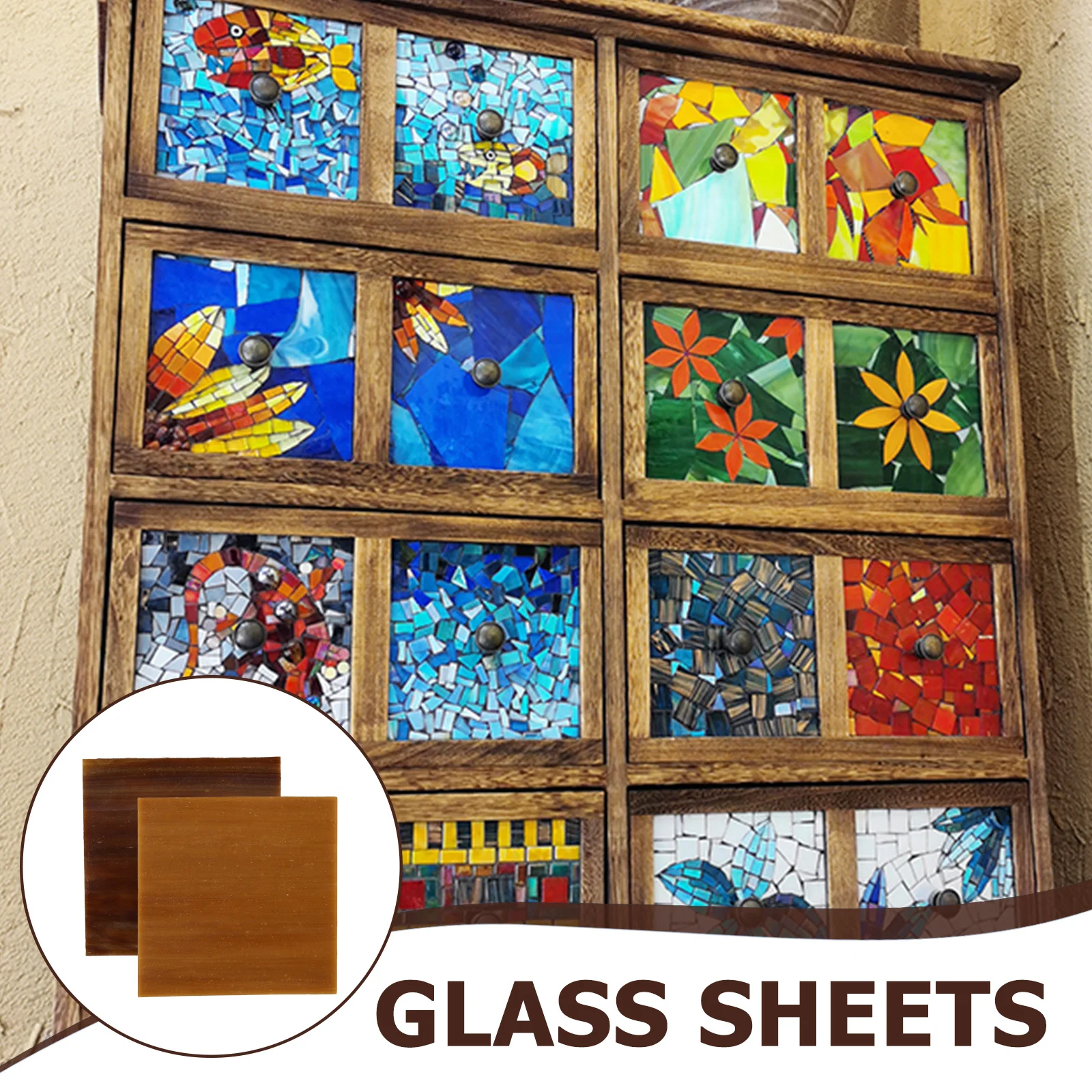 

stained glass sheets stained glass supplies tiles tile delicate tiles decor handmade tile