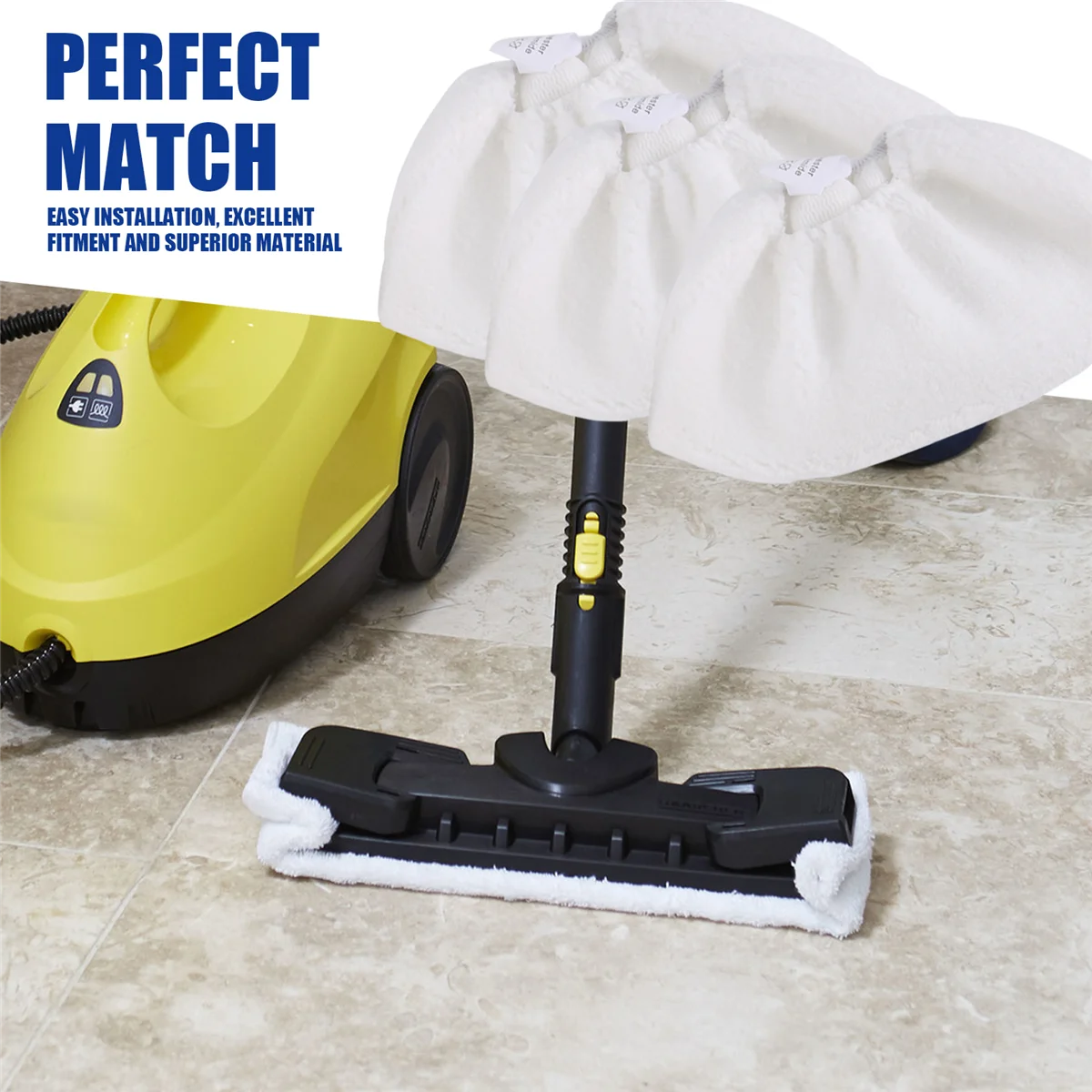 

A64E, 8 упаковок чехлов из махровой ткани для ручных инструментов, для ручной насадки, для пароочистителя Karcher SC 2, SC 3, SC 4, SC 5