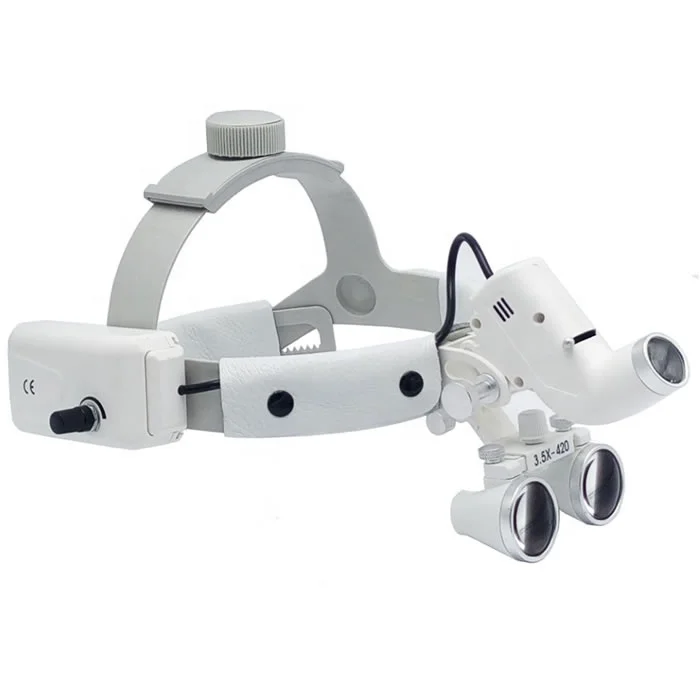 Head Mounted Surgical Loupes LED Headlight