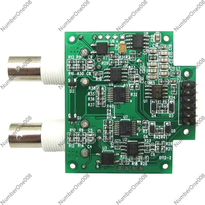 

Модуль осциллографа с двумя каналами для платы разработки STM32 V5 V6 V7, 4-ступенчатая регулировка усиления с переключателем AC/DC, набор для самостоятельной сборки анализатора сигналов