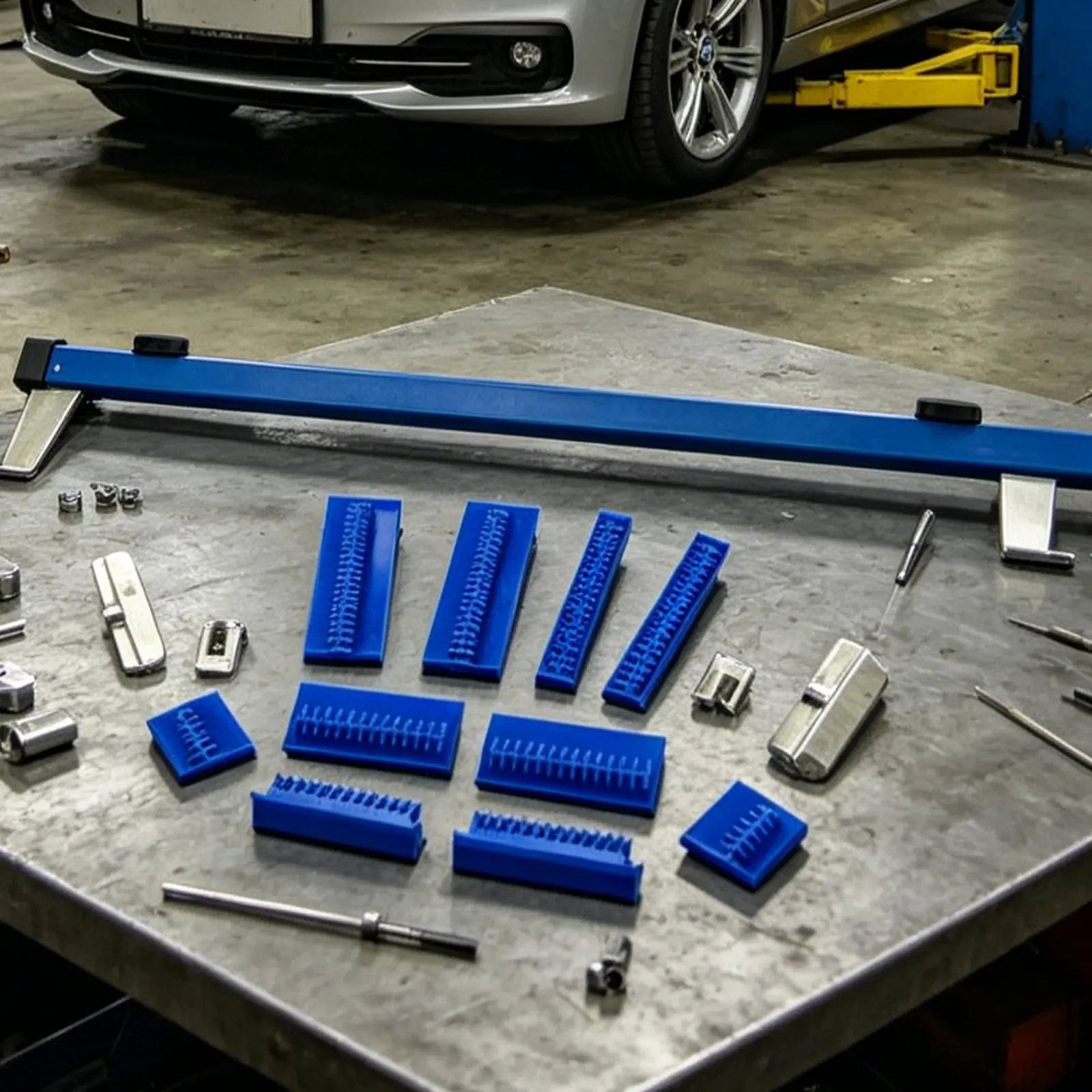 Auto Frame Indentation Removal Tool Reversible Design Vehicle Indentation Extender Tool Long-Lasting & Reusable Aluminum Alloy