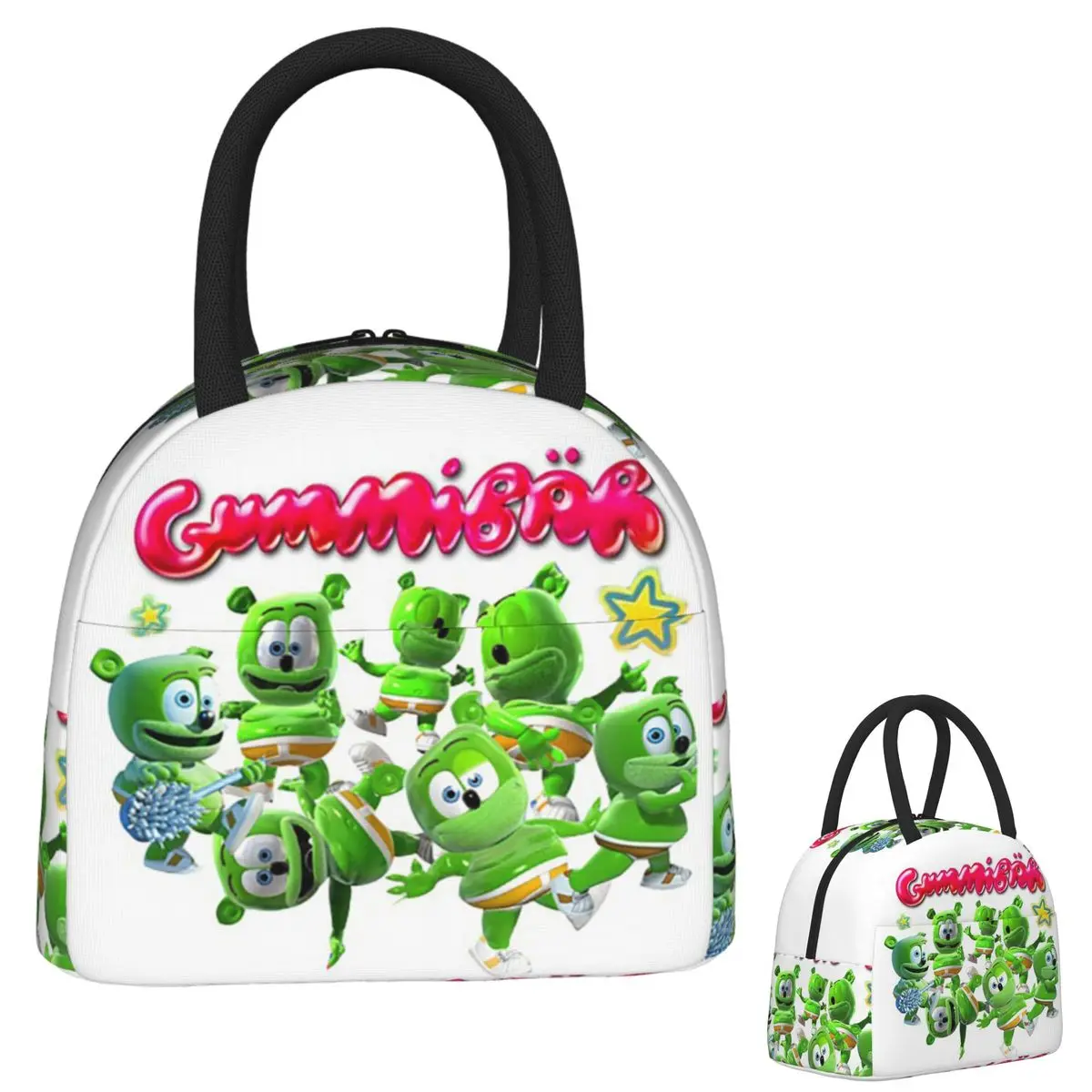 

Изолированная сумка для обеда Gummibar (Gummmy Bear) для женщин и детей, портативные коробки для еды, термосумка для обеда