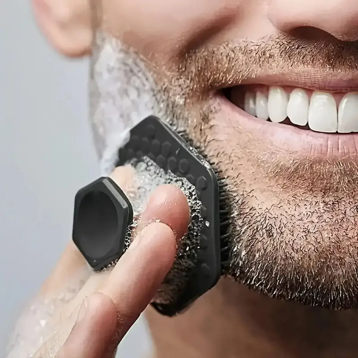 1 Stück tragbare Mini-Gesichtsreinigungsbürste mit weichen Borsten, sanfte Make-up-Entfernung, Massage