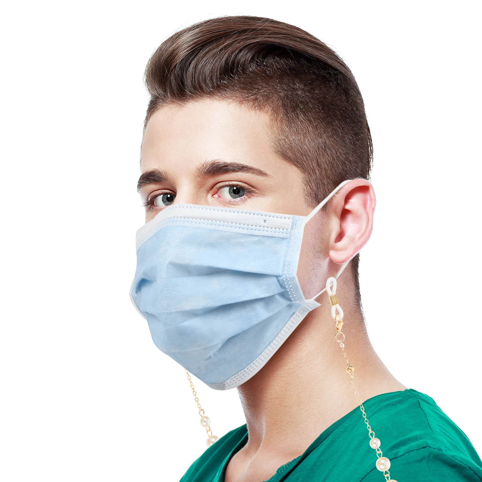 

1 pc Girls Spectacle Chain Copper Glasses Chain Eyeglass Lanyard For Women Smooth Light Comfortable Skin-Friendly Anti-Hair