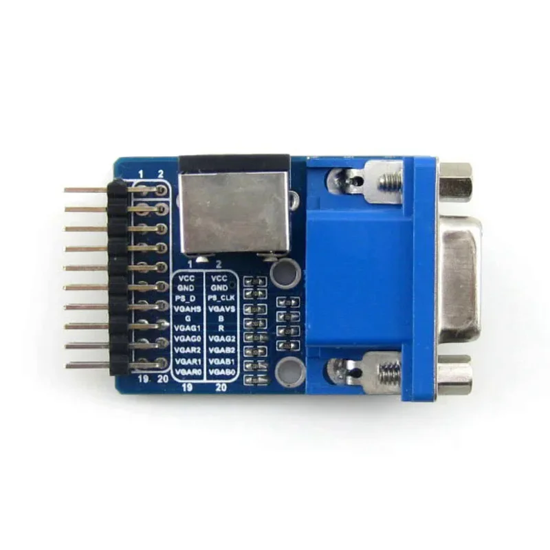 Waveshare-Carte d'accessoires VGA PS2 pour tester l'interface de contrôle des interfaces