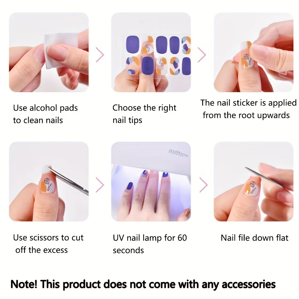 ملصقات أظافر على شكل زهرة، تصميمات أظافر، مستلزمات فنية للأظافر، شارات أظافر مناسبة لتزيين الأظافر النسائية #6