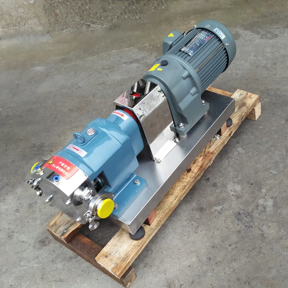 

2026 1.5Kw High Flow Thermal Insulation Cam Rotor Pump Stainless Steel Food Grade Syrup Transfer Pump