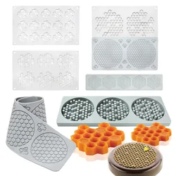 Honeycomb Mousse Cake Mold DIY Chocolate French Dessert Decoration Baking Silicone Mold Kitchen Baking Tool