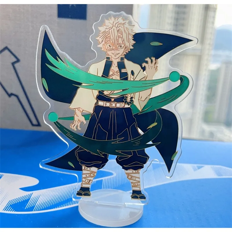 

Kawaii Demon Slayer Acrylic Ornament Shinazugawa Sanemi Anime Action Figure Car Desk Decoration Model Children Toy Birthday Gift
