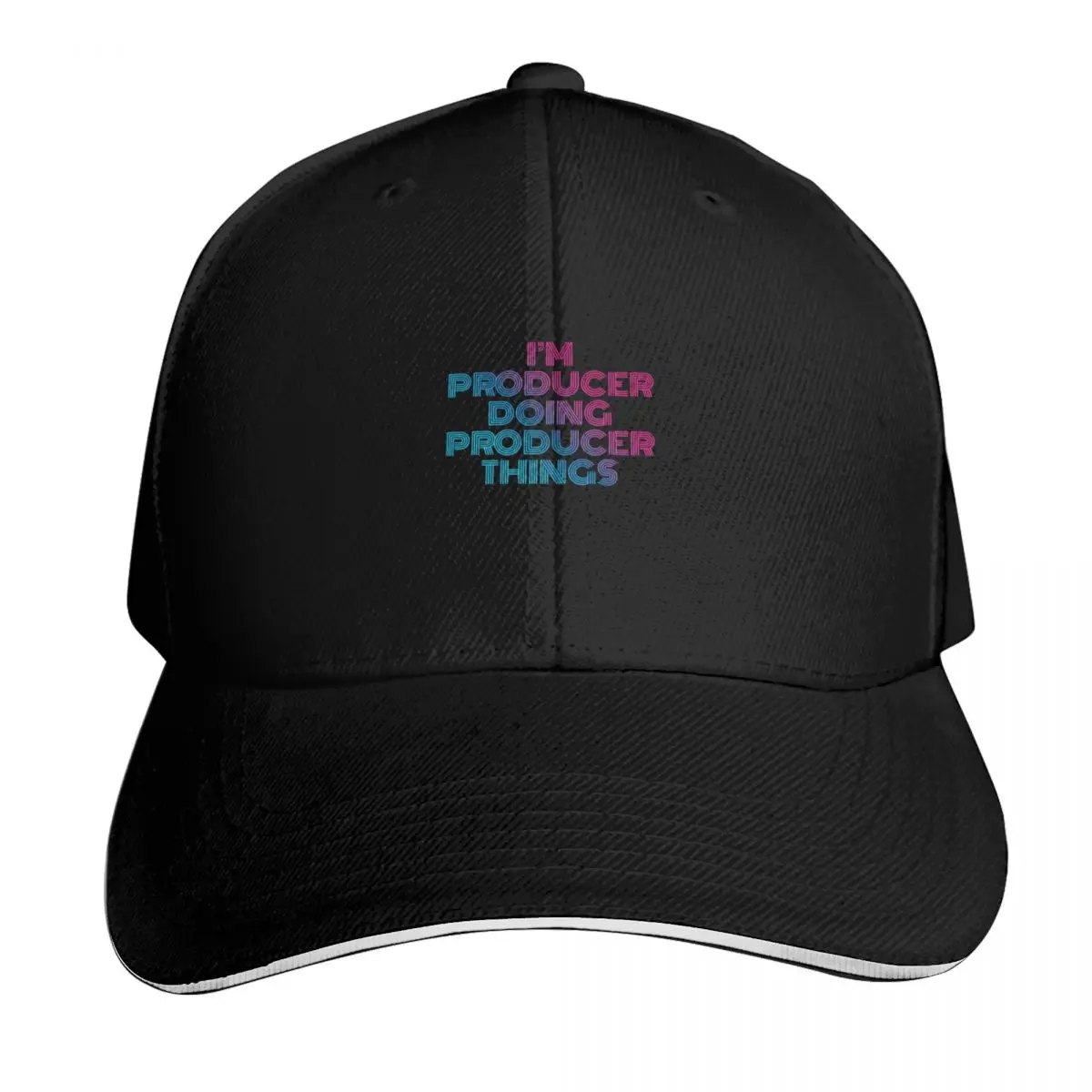 I'm Producer Doing Producer Things Retro Neon Baseball Cap Men Women Casual Summer Sport Sun Cap