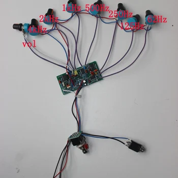 Diy handmade bass bass guitar GE-7B repeating seven section equalization adjustment single block effect device