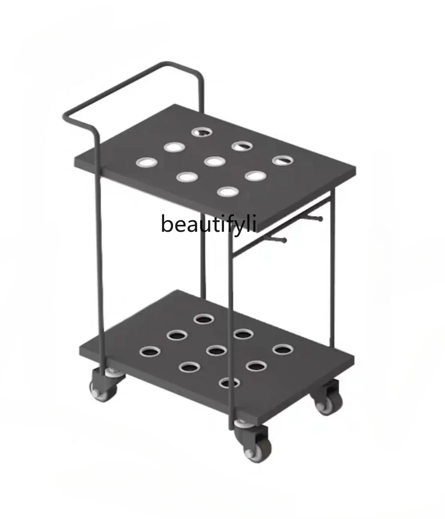 

Metal billiard club storage and placement rack, floor billiard club holder, storage display rack can be moved