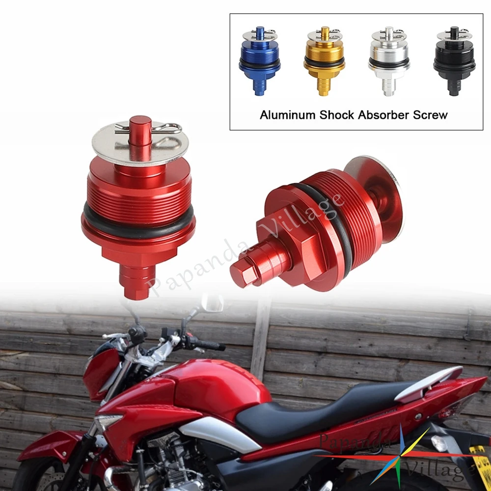 Garfo dianteiro ajustador de pré-carga parafuso tampa moto amortecedor parafuso para suzuki gw250 gw 250 dl250 dl 250 gsx250r 2012-2023
