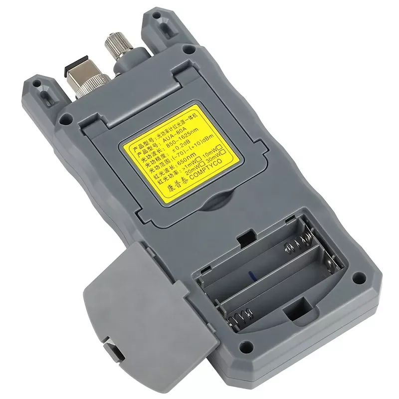 Optische vezelkabeltester 1 mw/10 mw Optische vermogensmeter -70 tot +10dbm Visual Fault Locator grijs