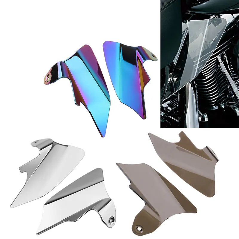 Motorcycle Heat Deflector ABS Saddle Shield For Harley Touring Electra Glides Road Glides Road Kings Street Glides 1997-2007