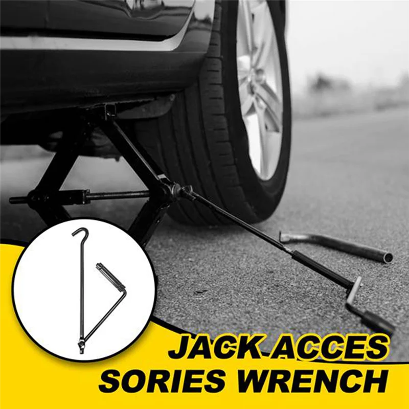 

Car Jack Hand Crank Wheel Spanner Handle For Scissor Car Lift-N25R