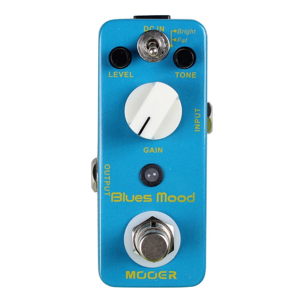 

Mooer MBD2 Blues Mood Overdrive Guitar Effect Pedal 2 Modes (Bright/Fat) True Bypass Full Metal Shell Micro Guitar Pedal