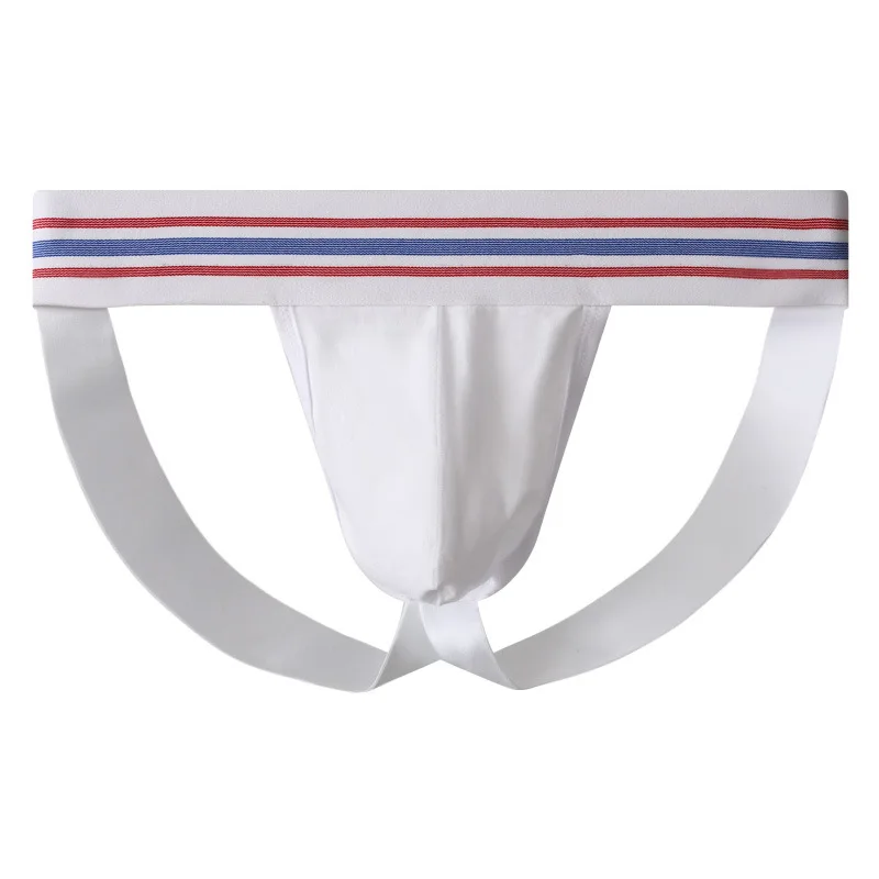 

Мужские сексуальные бандажи, хлопковые дышащие эластичные трусы для геев с низкой талией, U-образный выпуклый чехол, молодежные стринги с открытыми ягодицами, подтягивающие бедра
